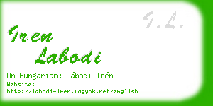 iren labodi business card